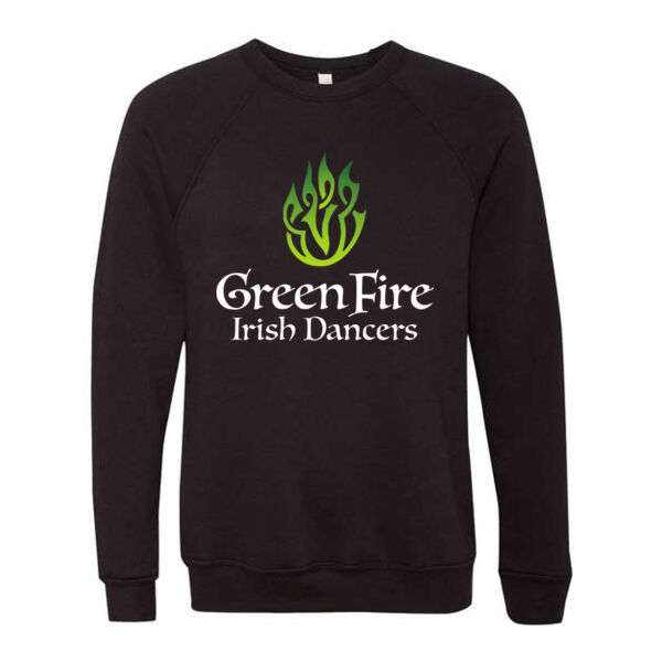 BELLA + CANVAS - Sponge Fleece Raglan Crewneck Sweatshirt - Printed Logo Thumbnail